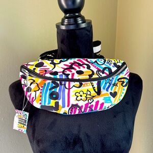 New NWT Brighton graffiti LOVE fanny pack waist bag crossbody belt bag colorful